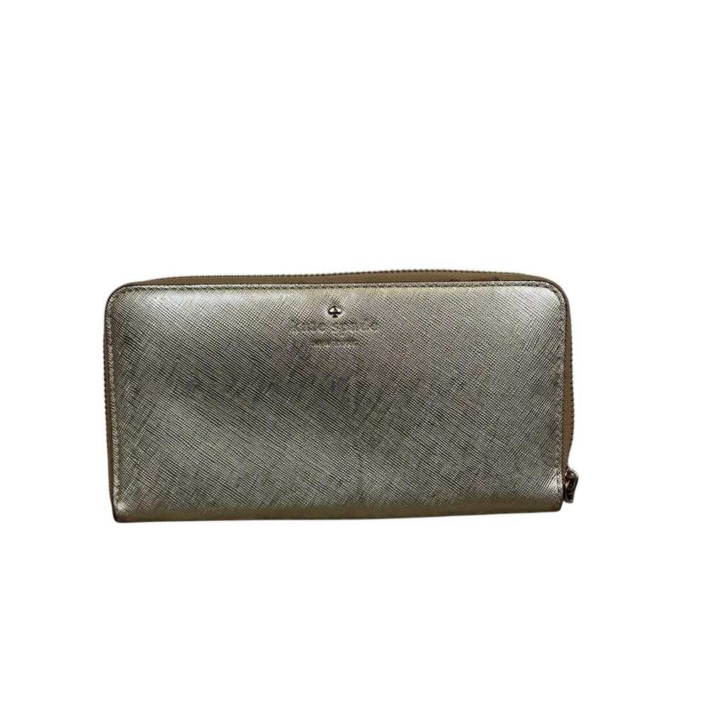 Kate Spade New YOrk Gold Shiny Wallet  Polka‎ Dot